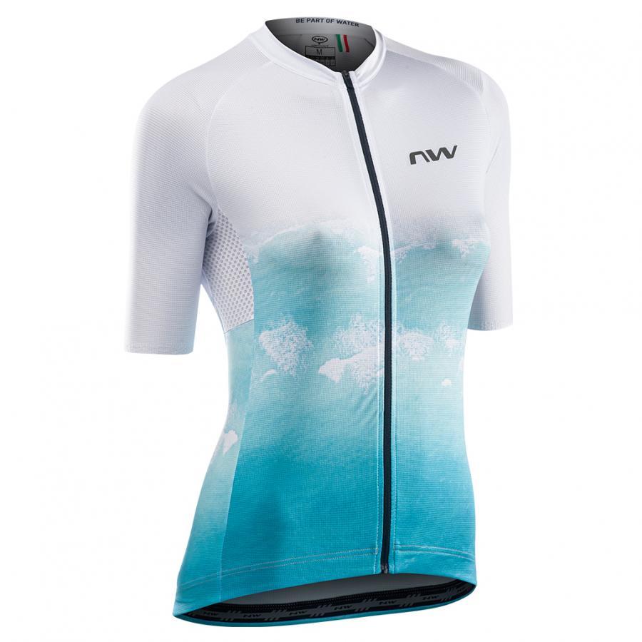 Maillot de vélo Northwave Fire WMN Jersey Short Sleeve Dark Vapor Grey