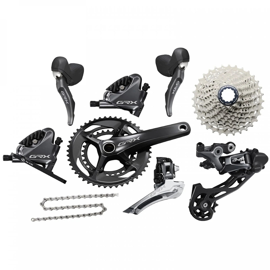 Buy Shimano GRX RX810 2x11 Disk Brake Groupset 48 31T 175mm 11 34T Cyclop.in