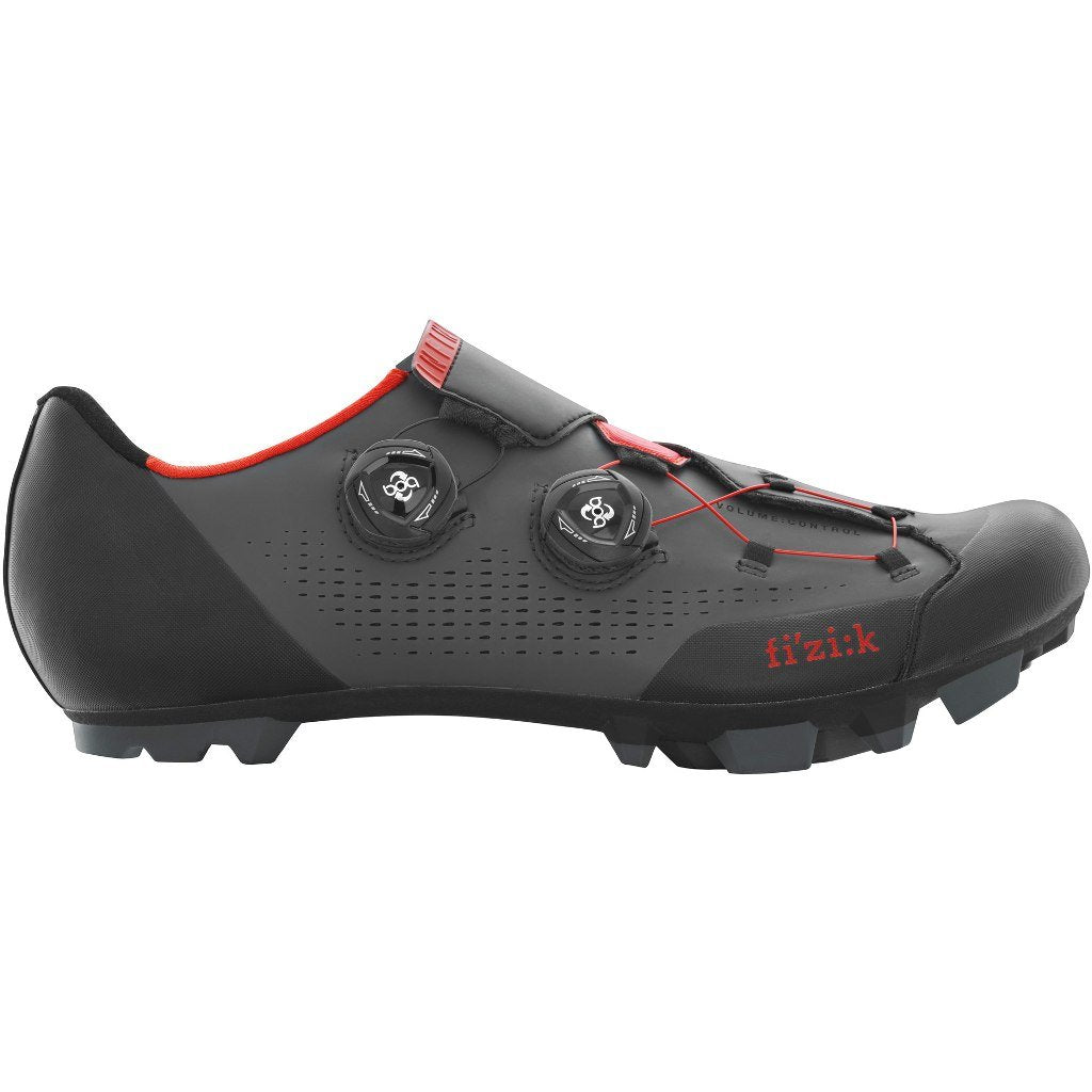 Buy Fizik Infinito X1 MTB Shoe Grey Red Online in India Cyclop.in