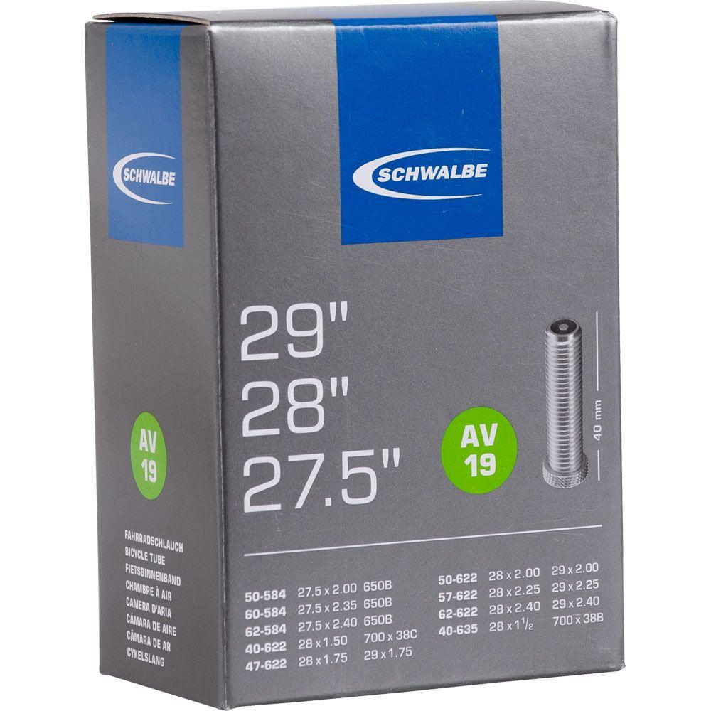 Chambre à air Schwalbe 27.5 - Presta 40 mm - Schrader 40 mm