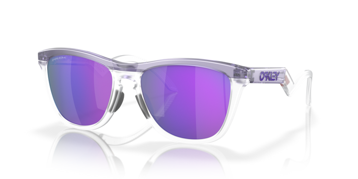 Buy Oakley Frogskins Prizm Violet Lenses Matte Lilac Prizm Clear Frame Cyclop.in