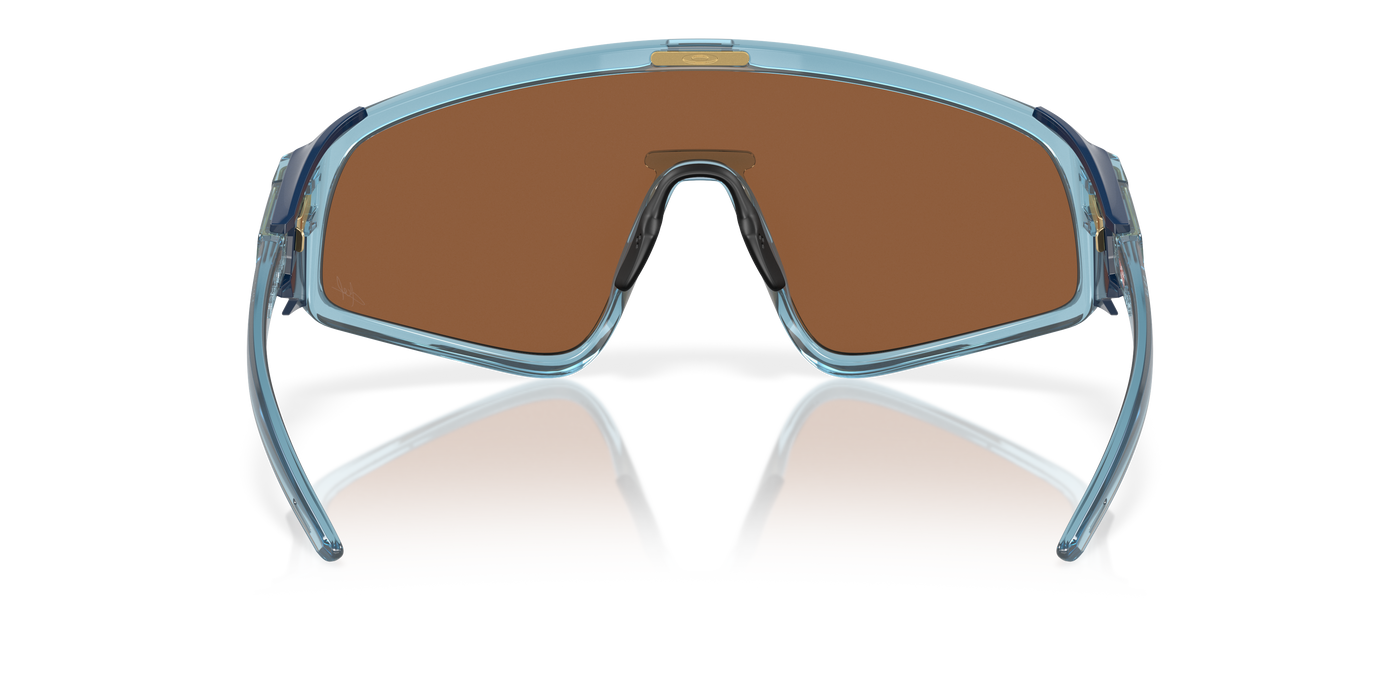 Oakley Latch™ Panel Prizm Tungsten Lenses, Transparent Stonewash Frame (Kylian Mbappé Signature Series) - Cyclop.in