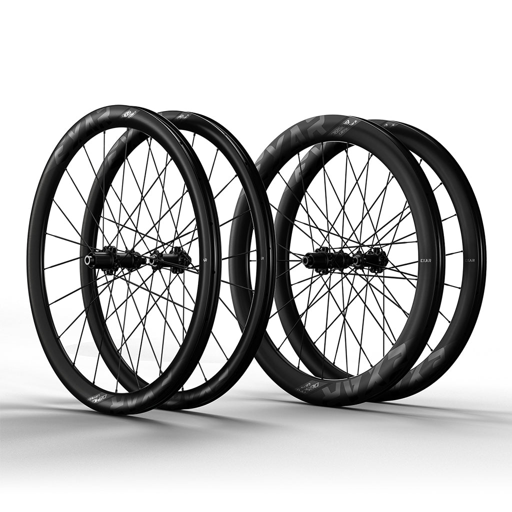 Magene EXAR UltraDark DB405 Carbon Wheelset - 40/45mm (Disc Brake) - Cyclop.in