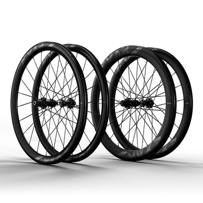 Magene EXAR UltraDark DB405 Carbon Wheelset - 40/45mm (Disc Brake) - Cyclop.in