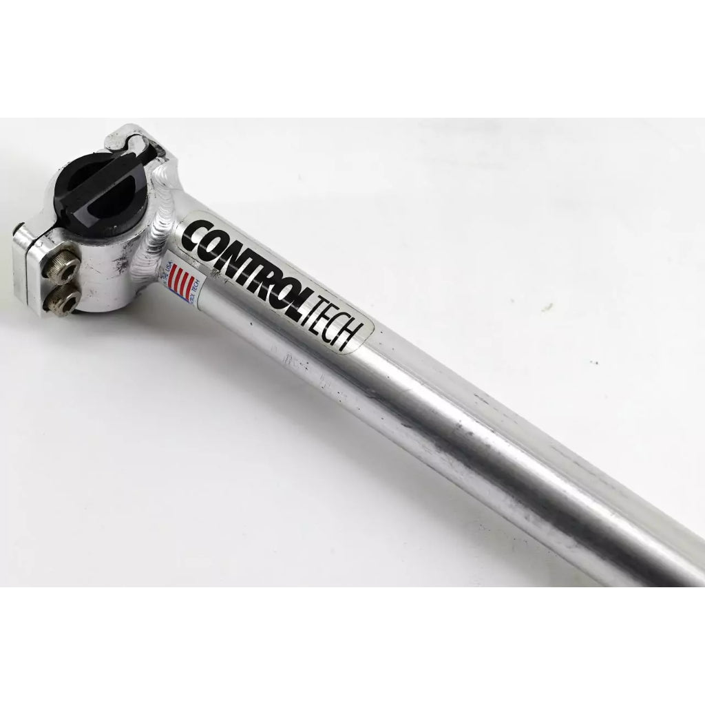 Controltech 1990s Silver Seatpost - 27.2mm - Cyclop.in