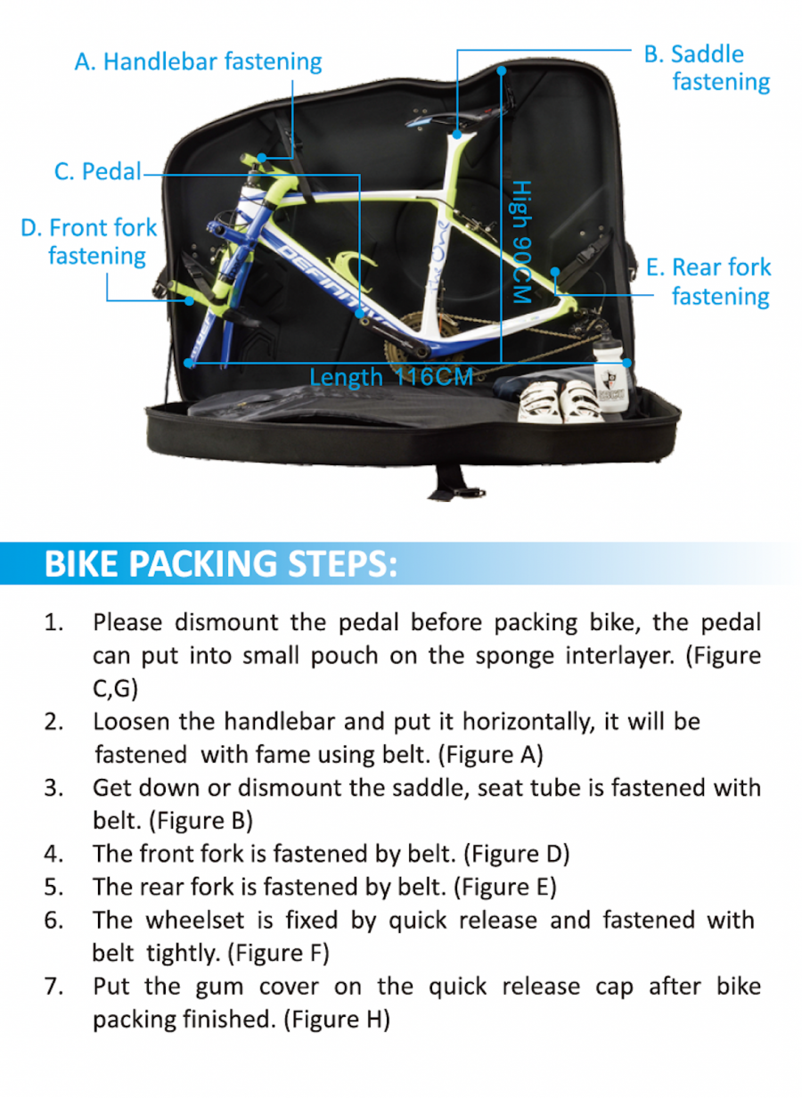 XXF E1702 EVA Bike Travel Case (Road Bike/29ER MTB) - Cyclop.in