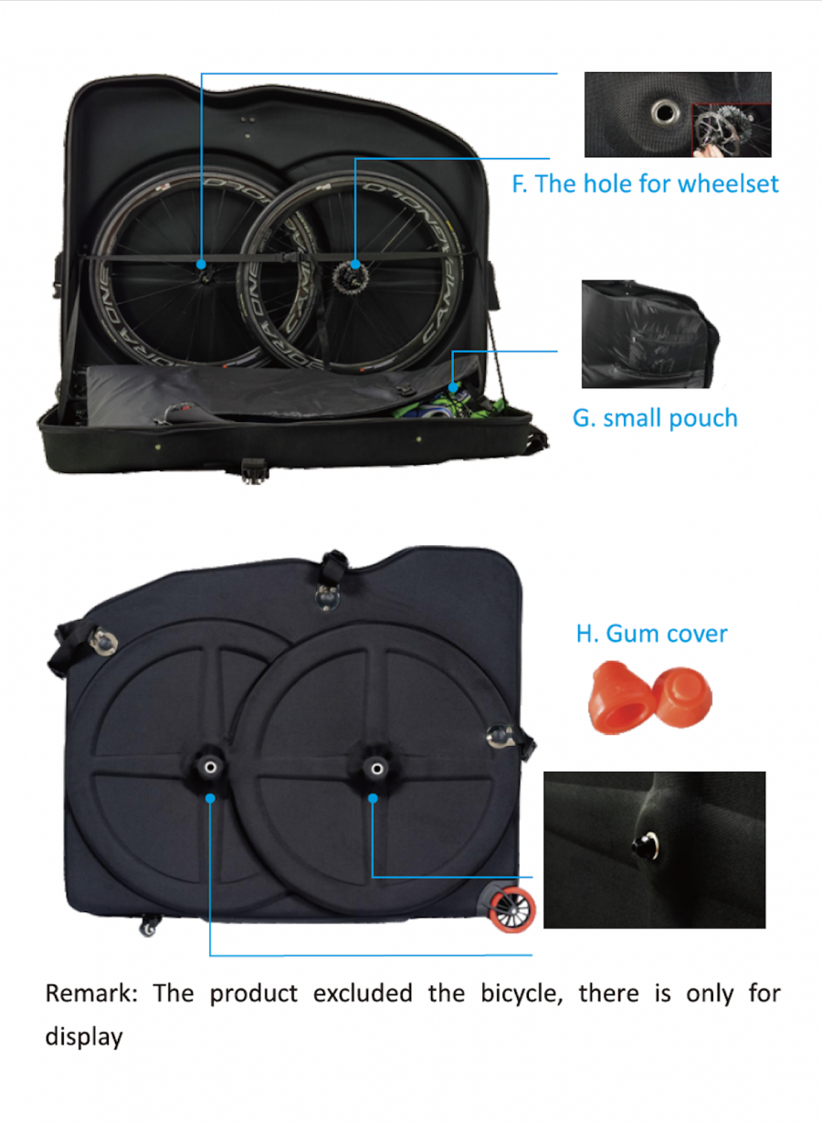 XXF E1702 EVA Bike Travel Case (Road Bike/29ER MTB) - Cyclop.in