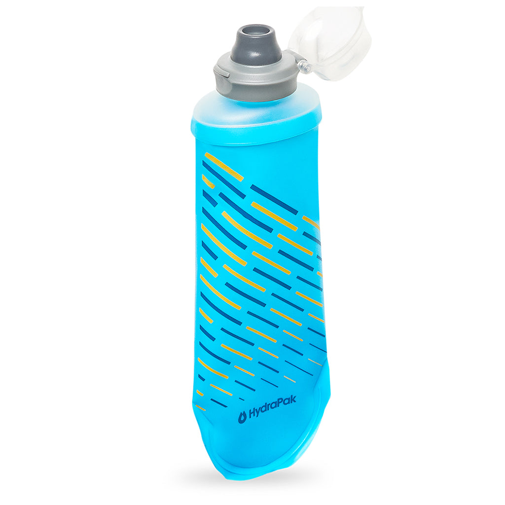 Hydrapak Softflask Foldable Bottle - Malibu Blue - Cyclop.in