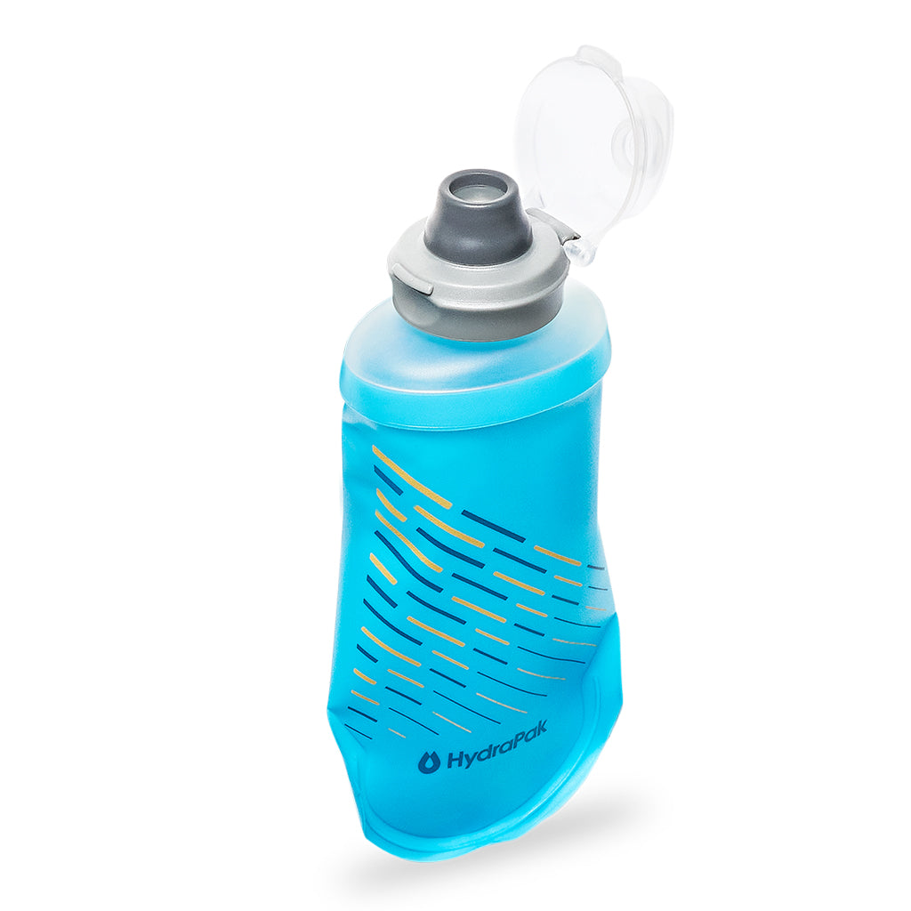 Hydrapak Softflask Foldable Bottle - Malibu Blue - Cyclop.in