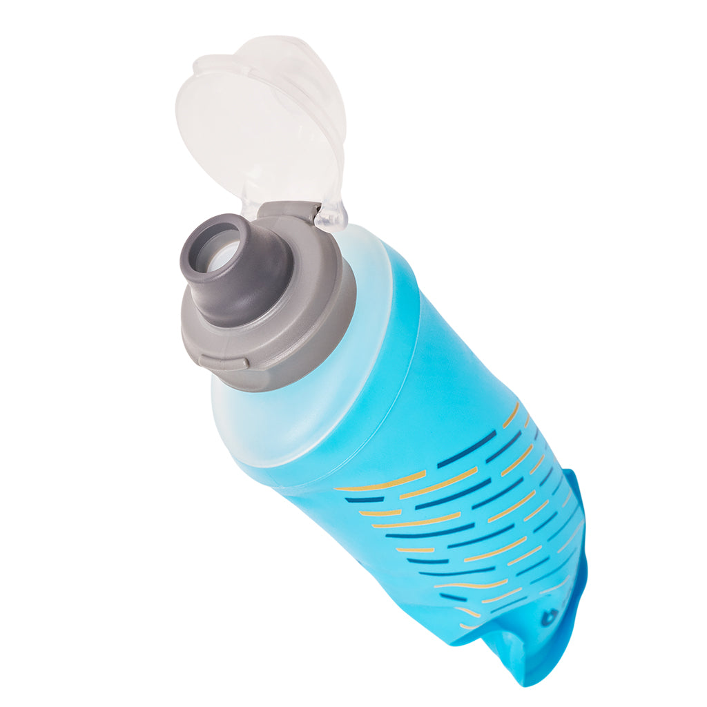 Hydrapak Softflask Foldable Bottle - Malibu Blue - Cyclop.in