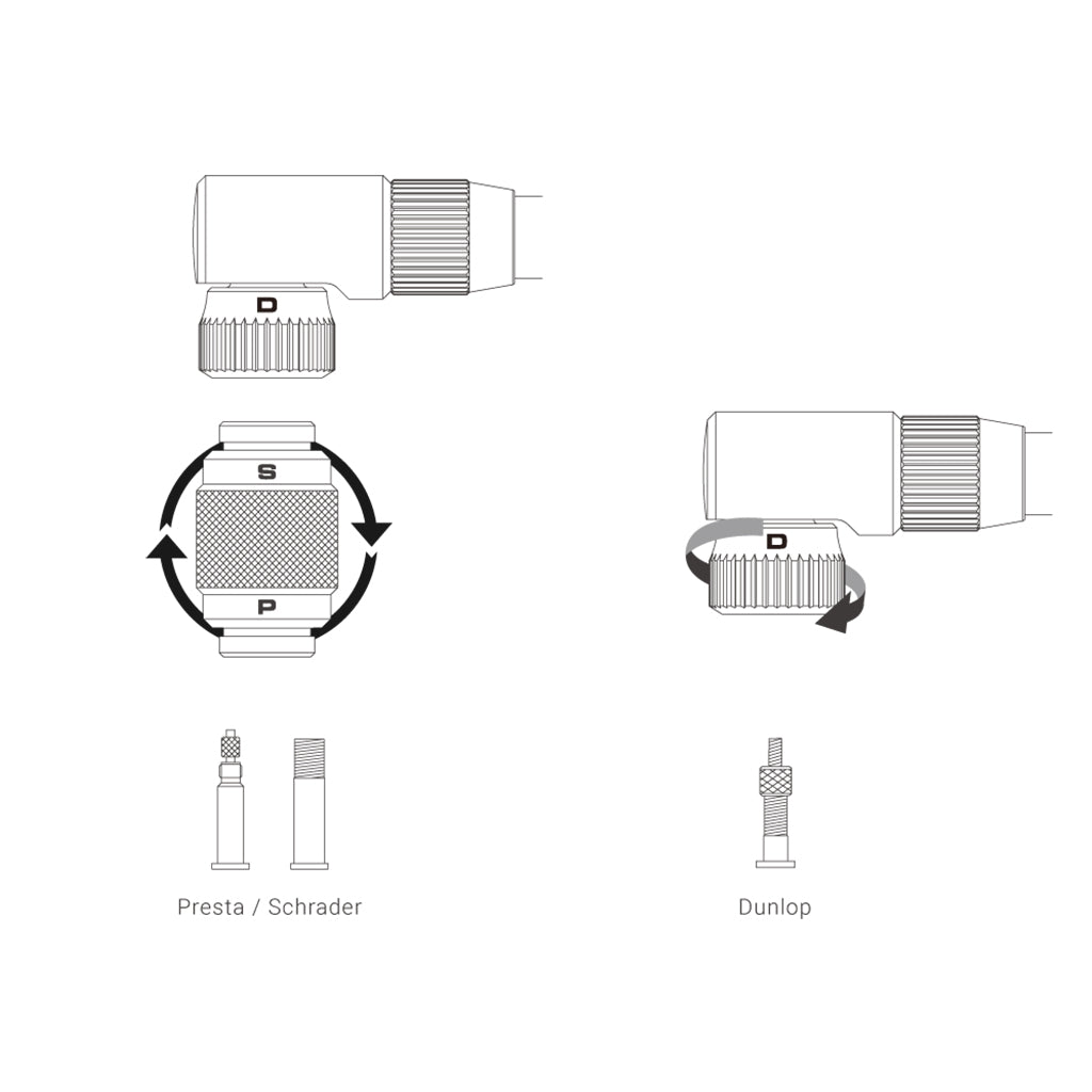 Birzman The Pump With Helix - Silver - Cyclop.in