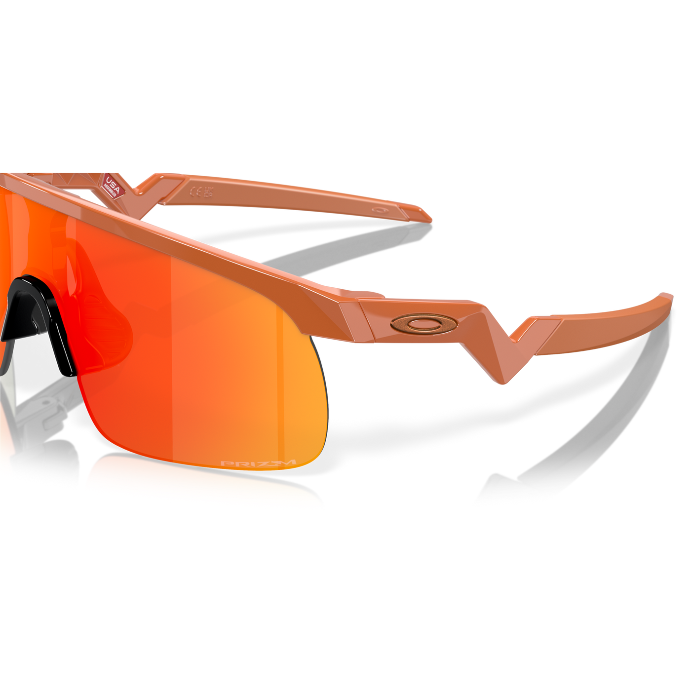 Oakley Resistor Youth Fit Prizm Ruby Lenses, Ginger Frame - (Youth Fit) - Cyclop.in