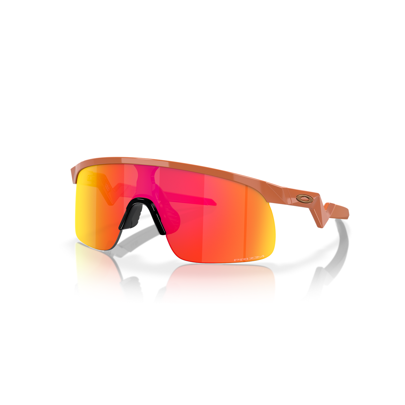 Oakley Resistor Youth Fit Prizm Ruby Lenses, Ginger Frame - (Youth Fit) - Cyclop.in