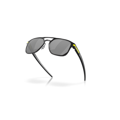 Oakley Latch Alpha Prizm Black Grey Metal Black/Yellow Frame - (Valentiono Rossi Signature Series) - Cyclop.in