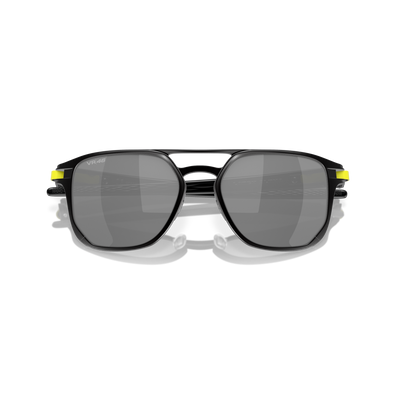 Oakley Latch Alpha Prizm Black Grey Metal Black/Yellow Frame - (Valentiono Rossi Signature Series) - Cyclop.in