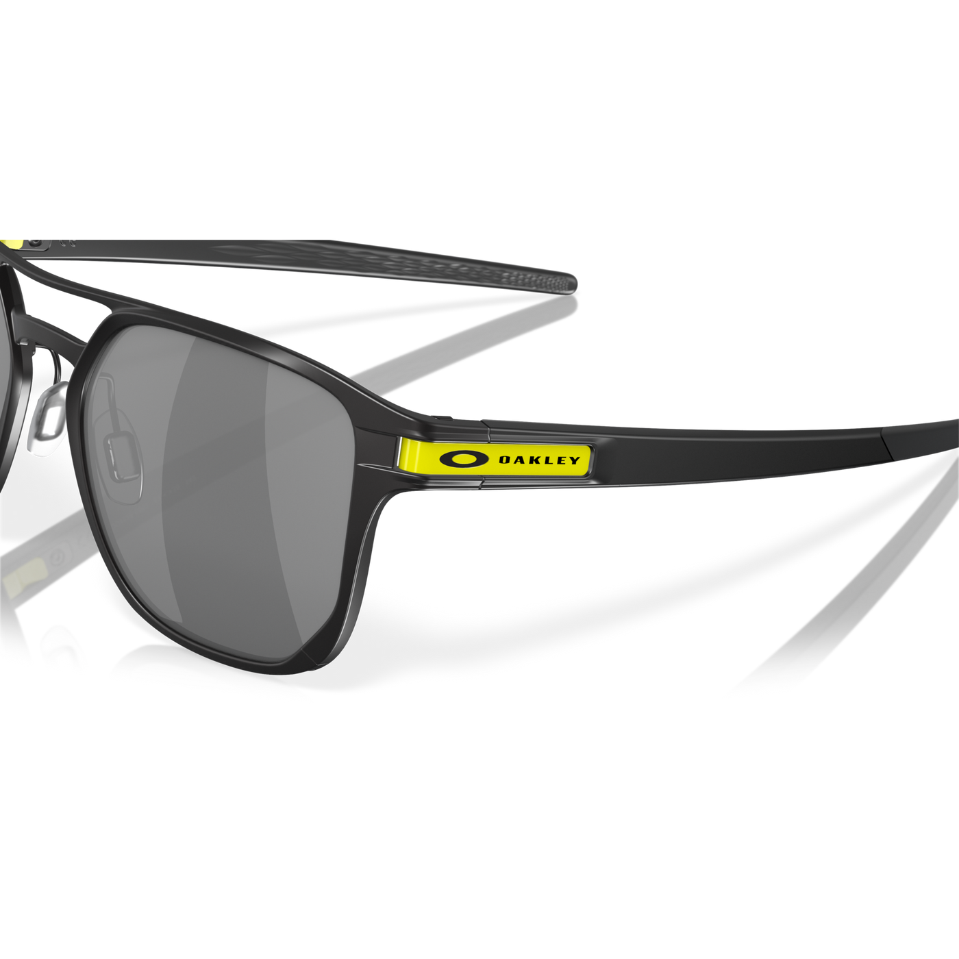 Oakley Latch Alpha Prizm Black Grey Metal Black/Yellow Frame - (Valentiono Rossi Signature Series) - Cyclop.in