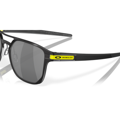 Oakley Latch Alpha Prizm Black Grey Metal Black/Yellow Frame - (Valentiono Rossi Signature Series) - Cyclop.in