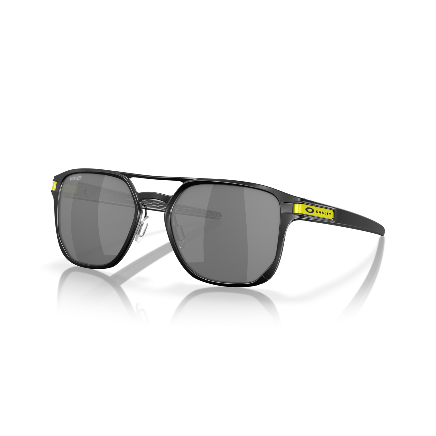 Buy Oakley Latch Alpha Prizm Black Grey Metal Black Yellow Frame Valentiono Rossi Signature Series Cyclop.in