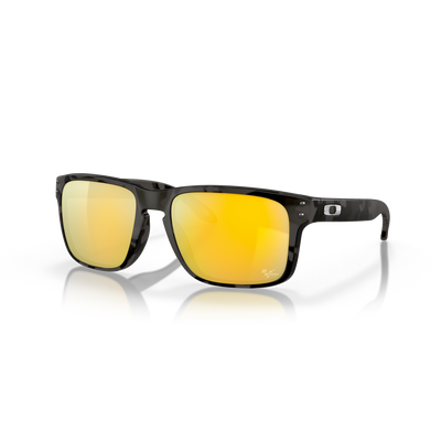 Oakley Holbrook Prizm 24 K Polarized, Matte Black Tortoise - Cyclop.in