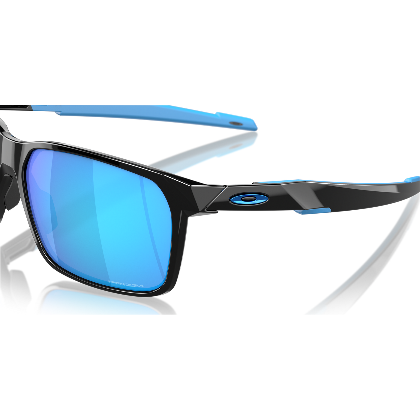 Oakley Portal X Prizm Sapphire Lenses, Polished Black Frame - Cyclop.in