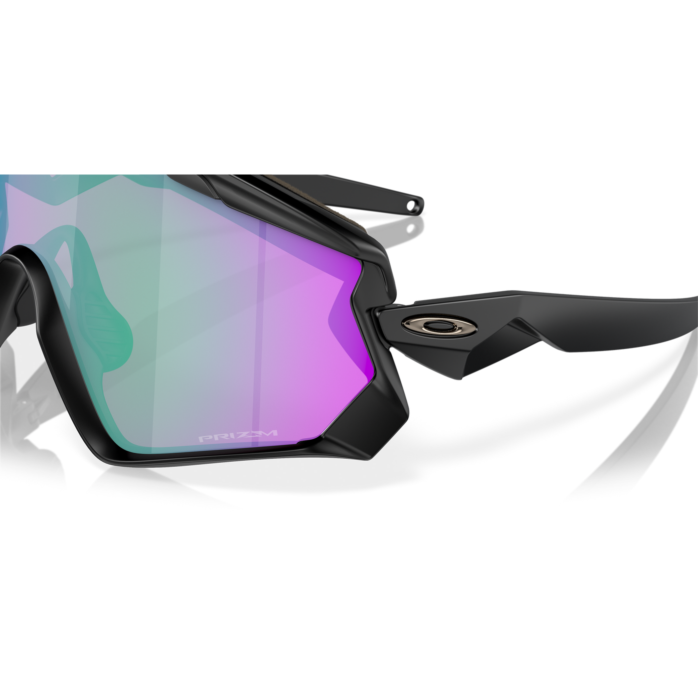 Oakley Wind Jacket Prizm Road Jade Lenses, Matte Black Frame - Cyclop.in