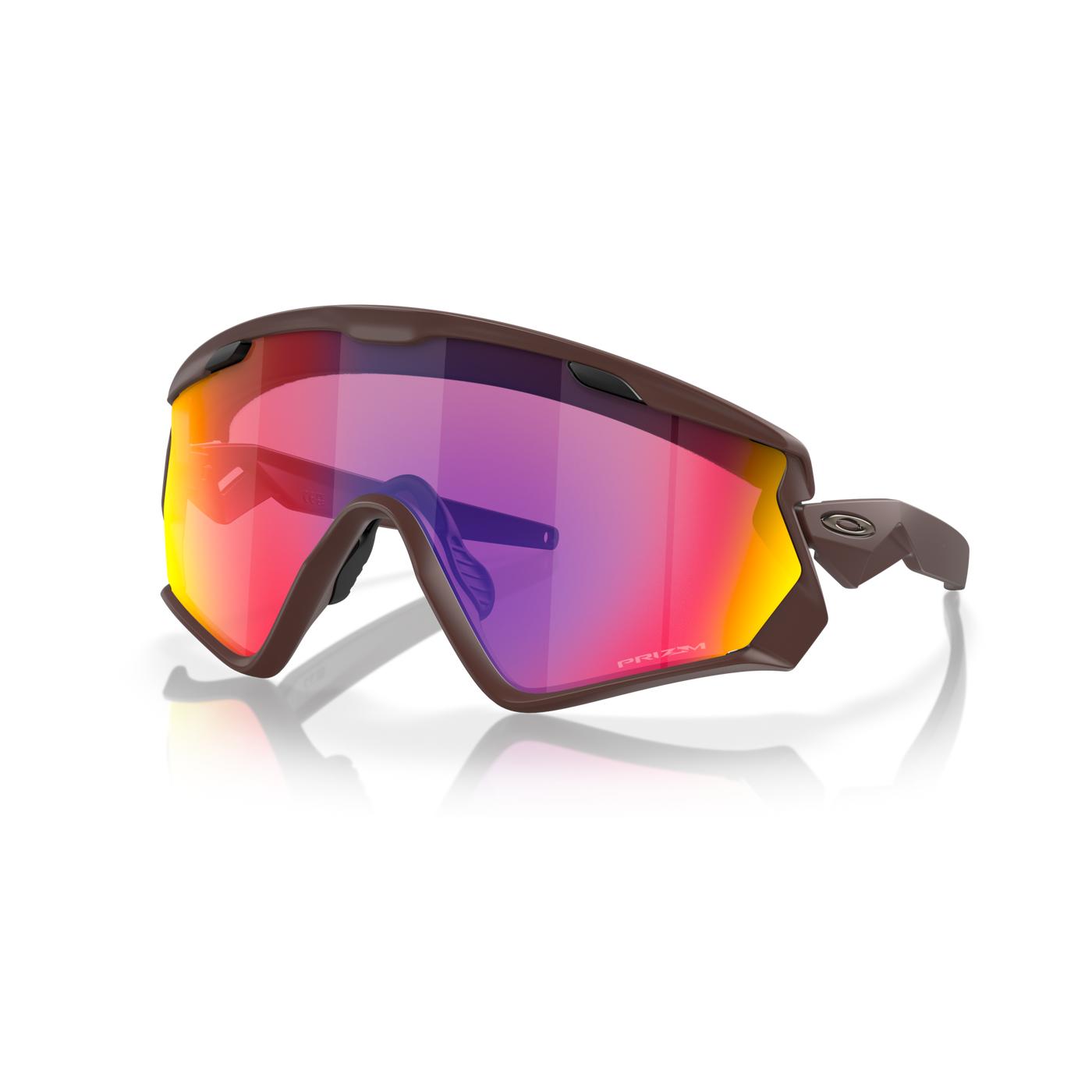 Oakley Wind Jacket Prizm Road Lenses, Matte Grenache Frame - Cyclop.in