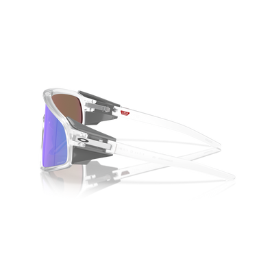 Oakley Latch Panel Prizm Violet Lenses, Matte Clear Frame - Cyclop.in