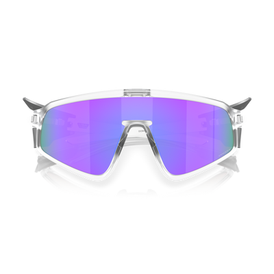 Oakley Latch Panel Prizm Violet Lenses, Matte Clear Frame - Cyclop.in