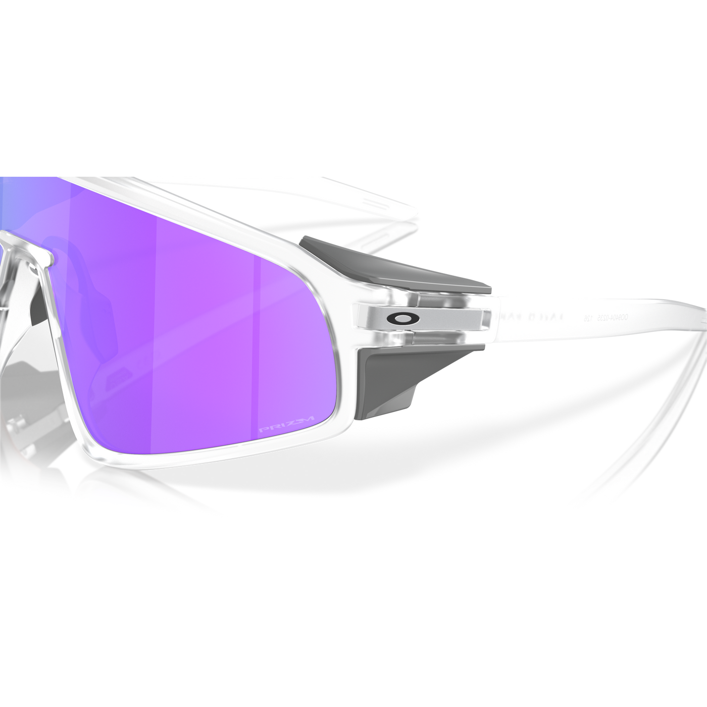 Oakley Latch Panel Prizm Violet Lenses, Matte Clear Frame - Cyclop.in