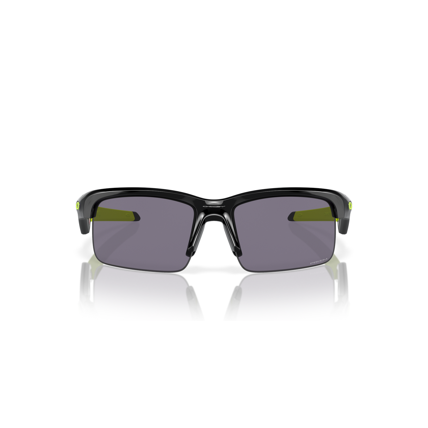 Oakley Capacitor Prizm Grey Lenses, Polished Black Frame - (Youth Fit) - Cyclop.in