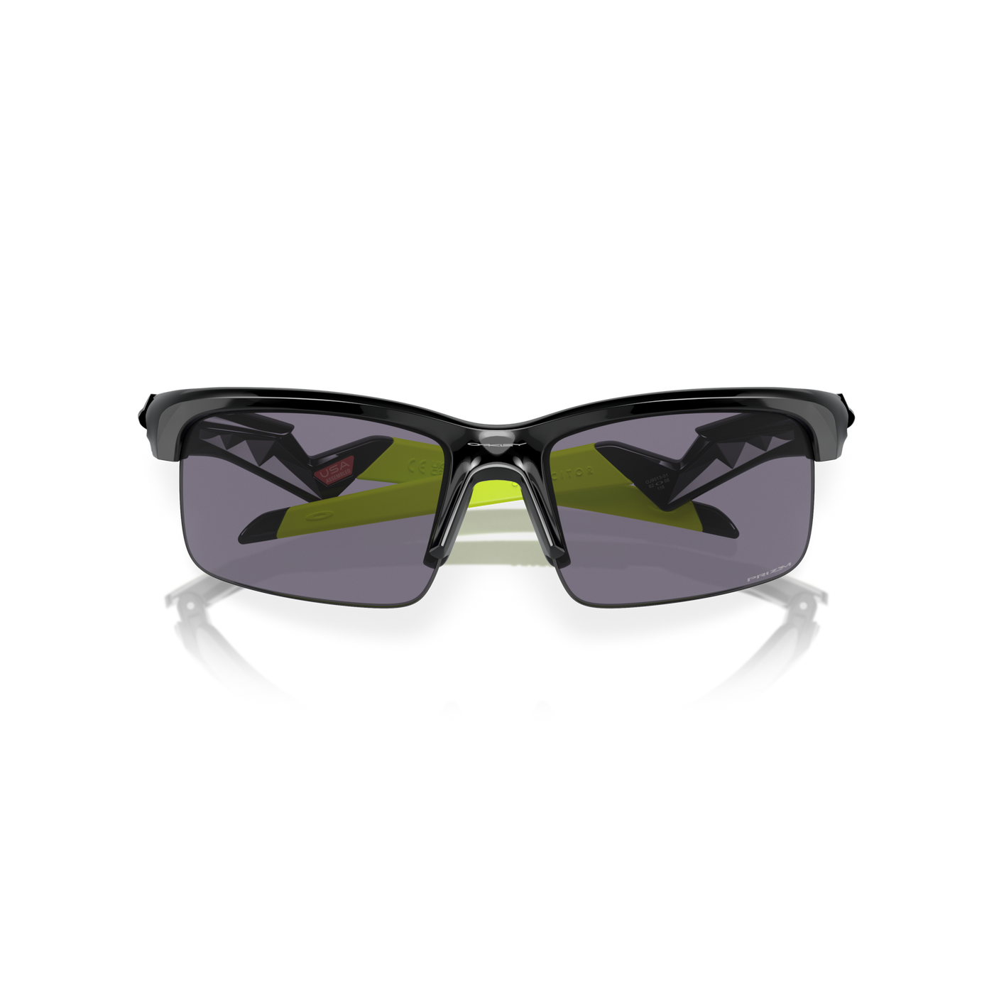 Oakley Capacitor Prizm Grey Lenses, Polished Black Frame - (Youth Fit) - Cyclop.in