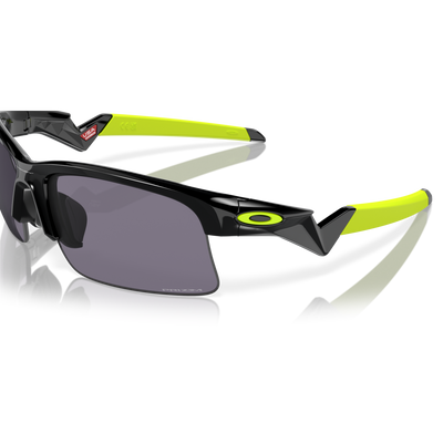 Oakley Capacitor Prizm Grey Lenses, Polished Black Frame - (Youth Fit) - Cyclop.in