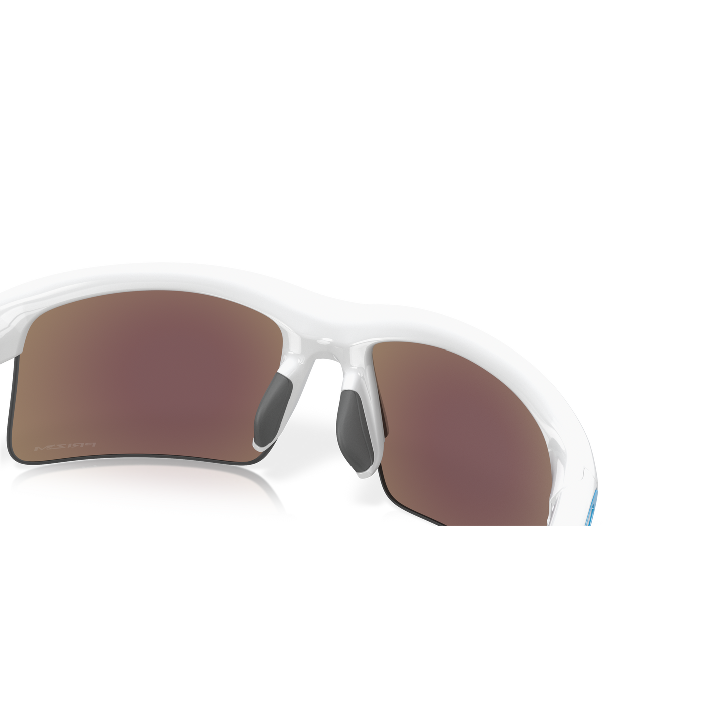 Oakley Capacitor Prizm Sapphire Lenses, Polished White Frame - (Youth Fit) - Cyclop.in