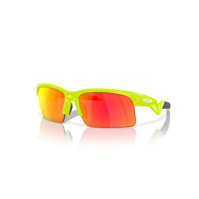 Oakley Capacitor Prizm Ruby Lenses, Polished Retina Burn Frame - (Youth Fit) - Cyclop.in