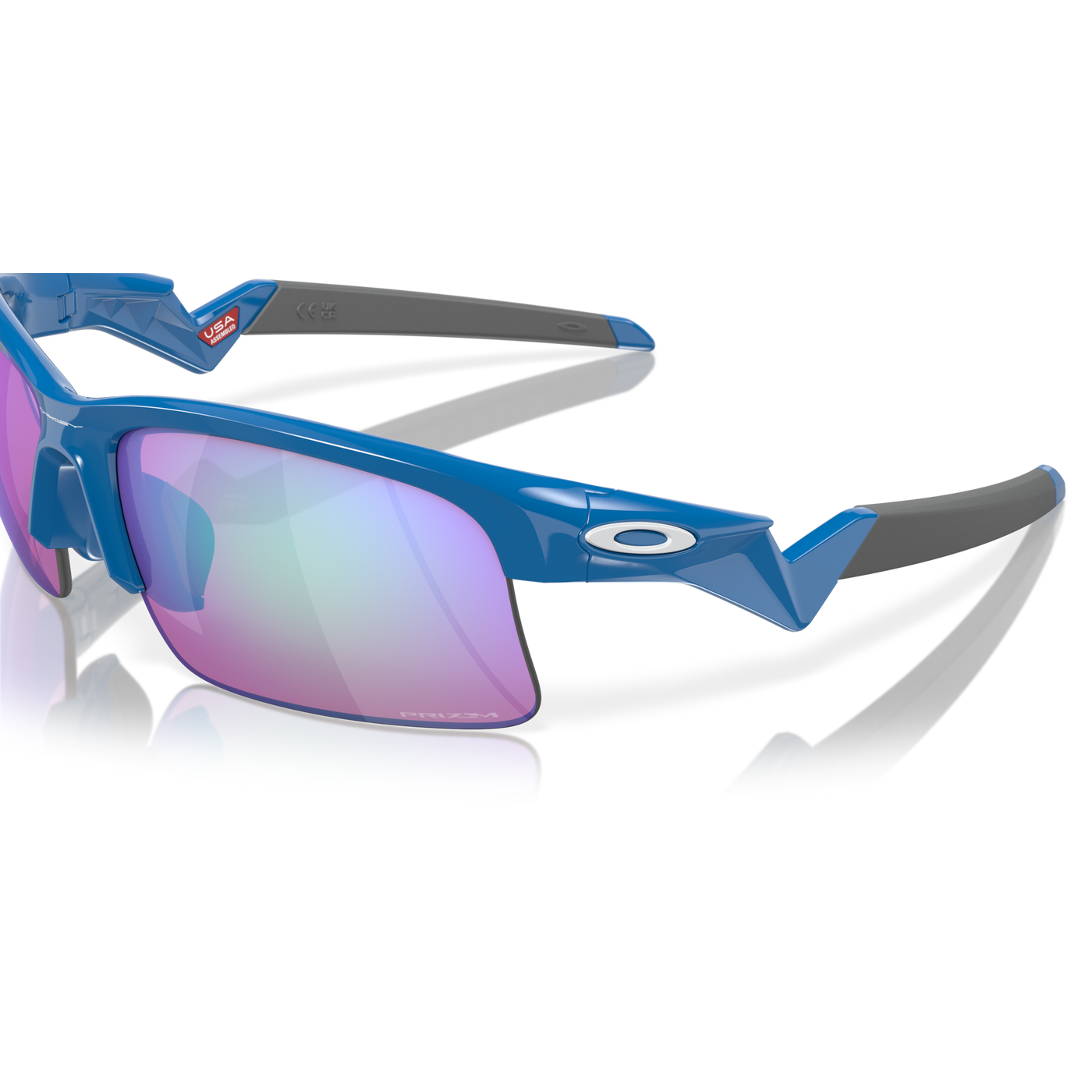 Oakley Capacitor Prizm Golf Lenses, Polished Sapphire Frame - (Youth Fit) - Cyclop.in