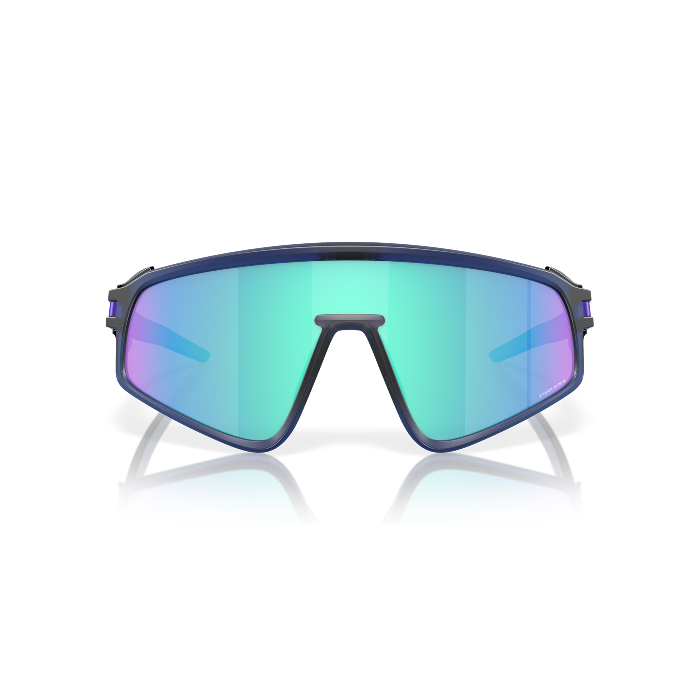 Oakley Latch Panel Prizm Sapphire Lenses, Matte Transparent Navy Frame - Cyclop.in