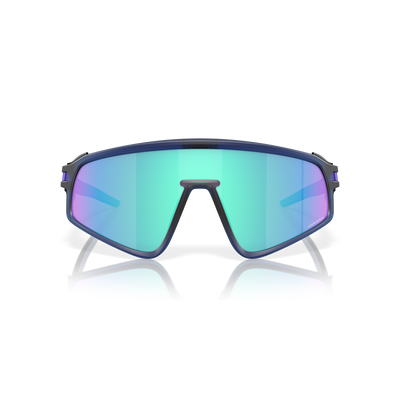 Oakley Latch Panel Prizm Sapphire Lenses, Matte Transparent Navy Frame - Cyclop.in