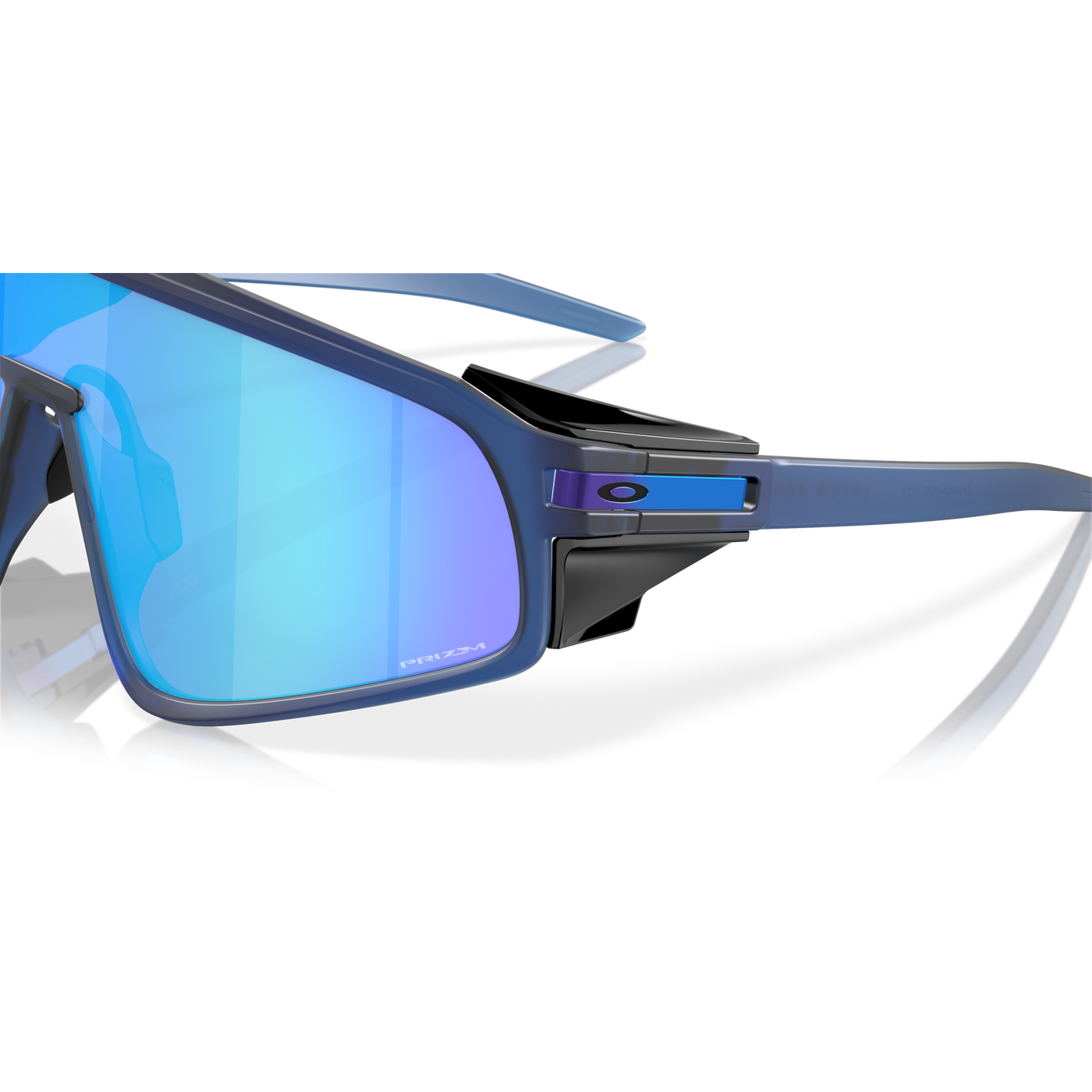 Oakley Latch Panel Prizm Sapphire Lenses, Matte Transparent Navy Frame - Cyclop.in