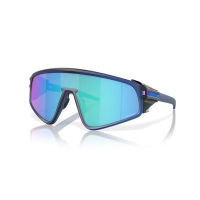 Oakley Latch Panel Prizm Sapphire Lenses, Matte Transparent Navy Frame - Cyclop.in