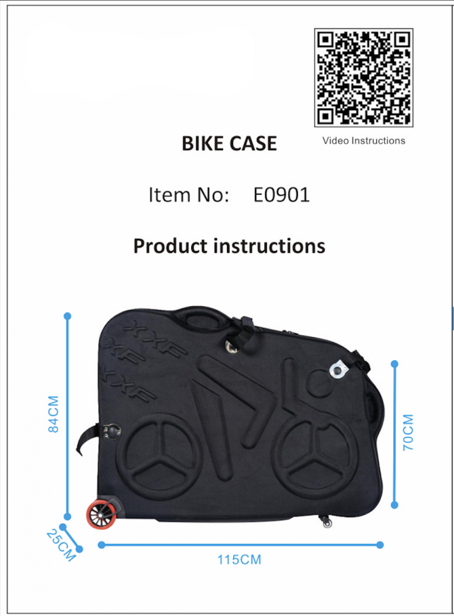 XXF E0901 EVA Bike Travel Case (Road Bike/upto 27.5ER MTB) - Cyclop.in