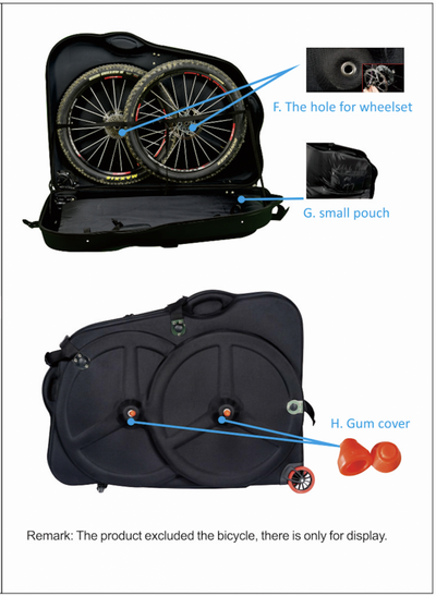 XXF E0901 EVA Bike Travel Case (Road Bike/upto 27.5ER MTB) - Cyclop.in