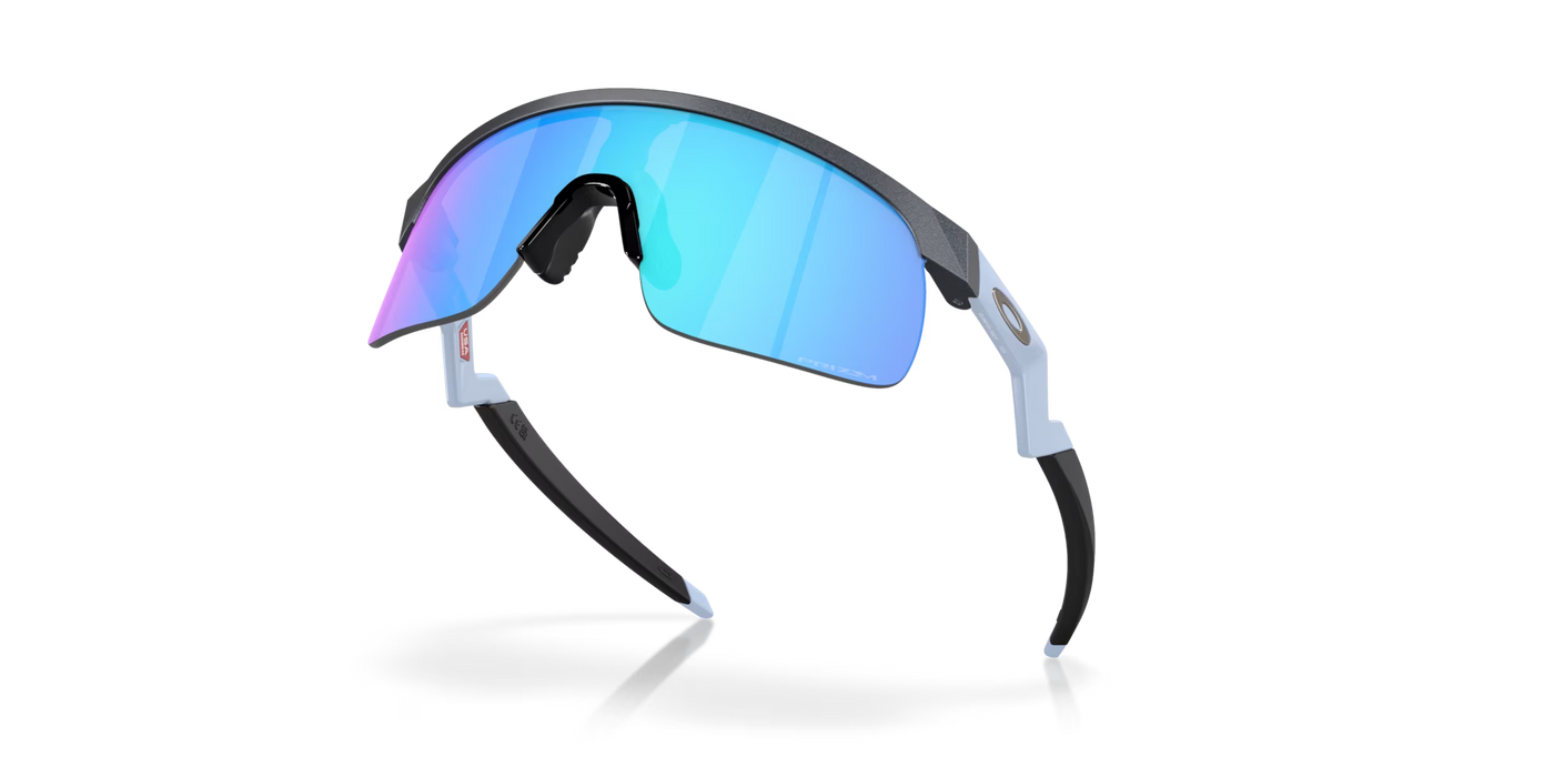 Oakley Resistor Youth Azul Acero Prizm Sapphire Lenses, Blue Steel Frame (Youth Fit) - Cyclop.in