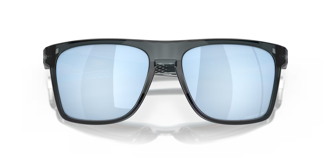 Oakley Leffingwell Prizm Deep Water Polarized Lenses, Crystal Black Frame - Cyclop.in