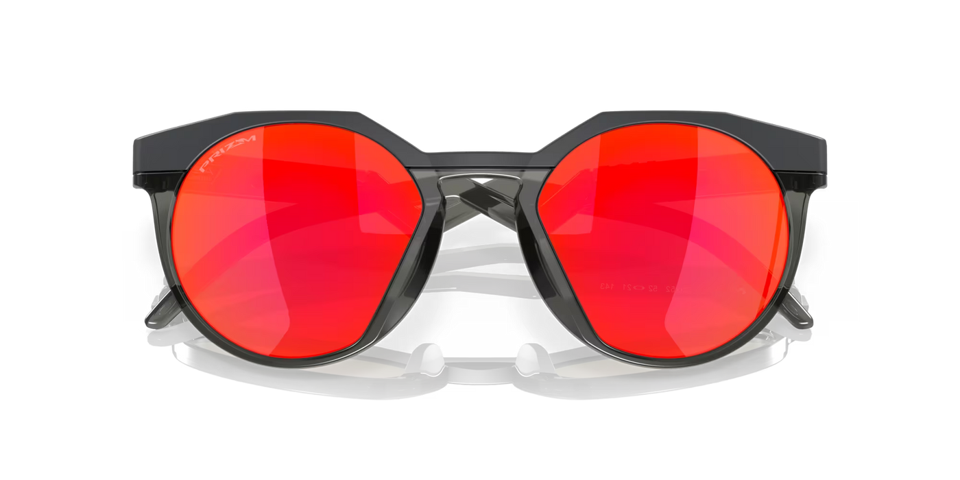 Oakley HSTN Prizm Ruby Lenses,  Matte Carbon Frame - Cyclop.in