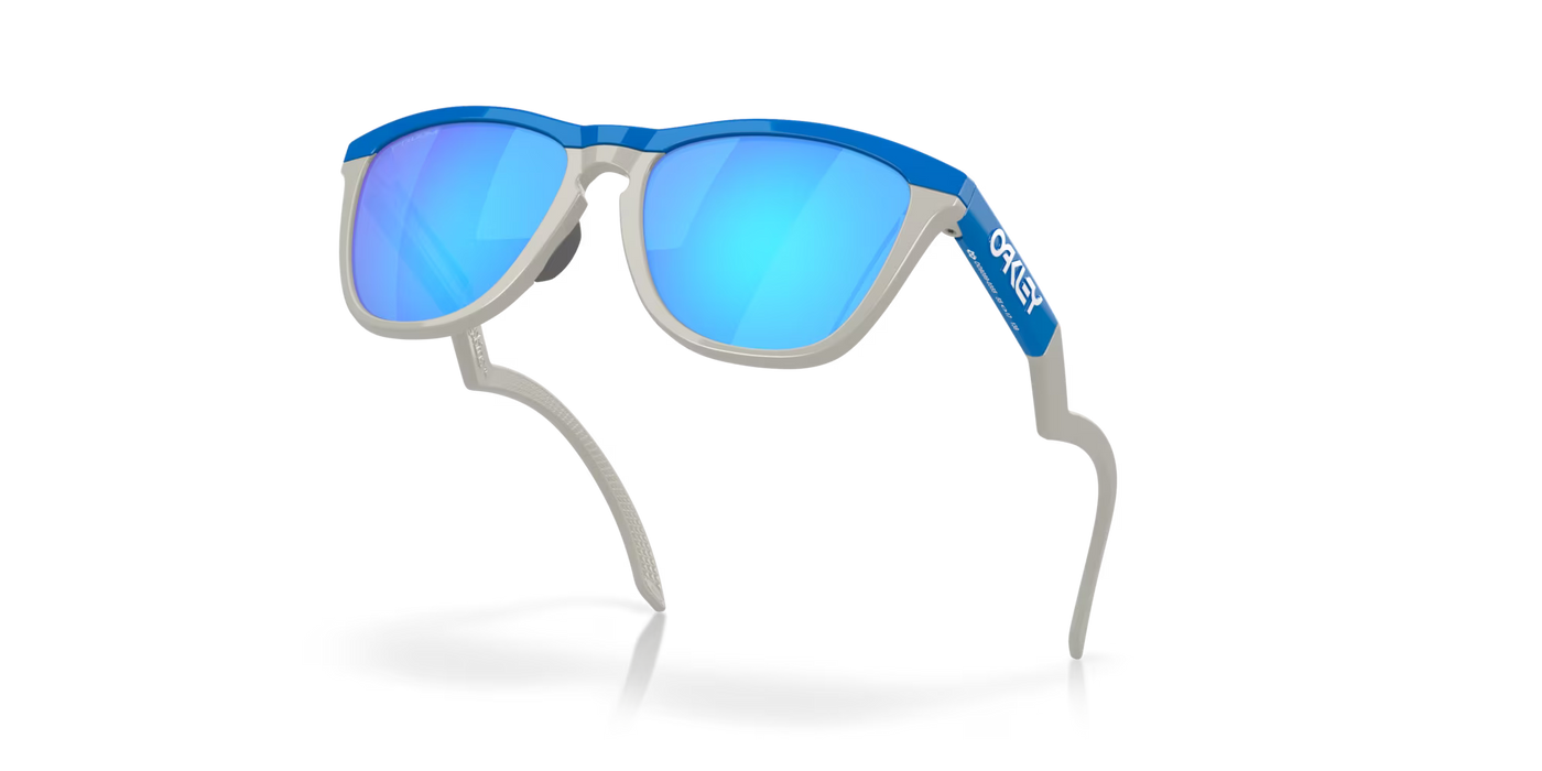 Oakley Frogskins Hybrid Prizm Sapphire Lenses,  Primary Blue/Cool Grey Frame - Cyclop.in