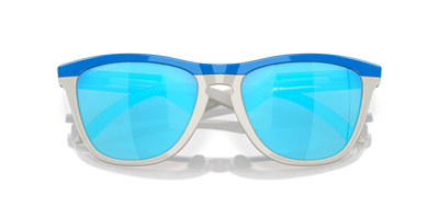 Oakley Frogskins Hybrid Prizm Sapphire Lenses,  Primary Blue/Cool Grey Frame - Cyclop.in