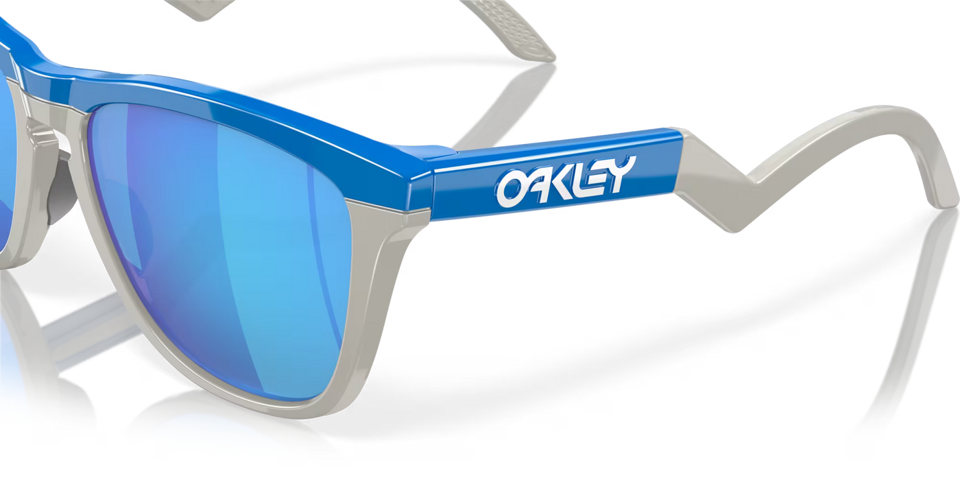 Oakley Frogskins Hybrid Prizm Sapphire Lenses,  Primary Blue/Cool Grey Frame - Cyclop.in