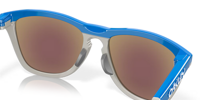 Oakley Frogskins Hybrid Prizm Sapphire Lenses,  Primary Blue/Cool Grey Frame - Cyclop.in