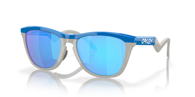 Oakley Frogskins Hybrid Prizm Sapphire Lenses,  Primary Blue/Cool Grey Frame - Cyclop.in