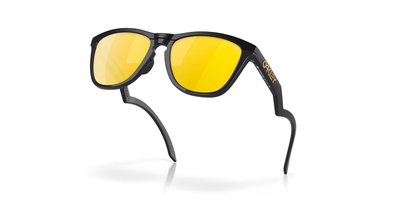 Oakley Frogskins Hybrid Prizm 24k Polarized Lenses, Matte Black Frame - Cyclop.in